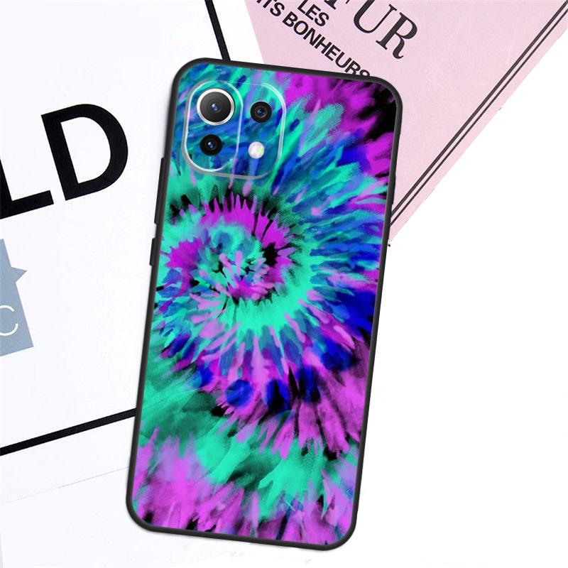 Rainbow Spiral Tie Dye Case For Xiaomi 17 Pro Max 14 15 Ultra 13T 14T 15T Pro POCO F8 F7 F5 F6 X5 X6 X7 Pro Cover