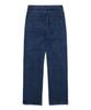 TRILLION Biostone Washed Straight Denim Pants (Deep Blue)