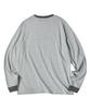 TRAVEL Check Big Arte Long Sleeve Grey