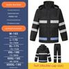 Reflective Raincoat and Rain Pants Set for Traffic, Road Administration, Property Sanitation, Highway Patrol, Warning, Split-Type Safety Waterproof