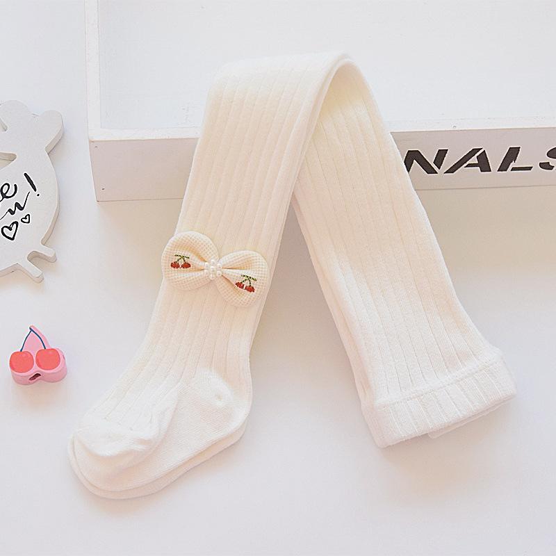 

Леггинсы для девочек Весенние и осенние тонкие детские колготки Детские колготки Детские весенние колготки средней толщины для малышей S белый