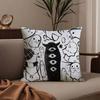 Anime G-Goodnight P-Punpun Pillow Case Anti-dustmite Pillowcase Invisible Zipper Silky Short Plush Sofa Cushion Cover