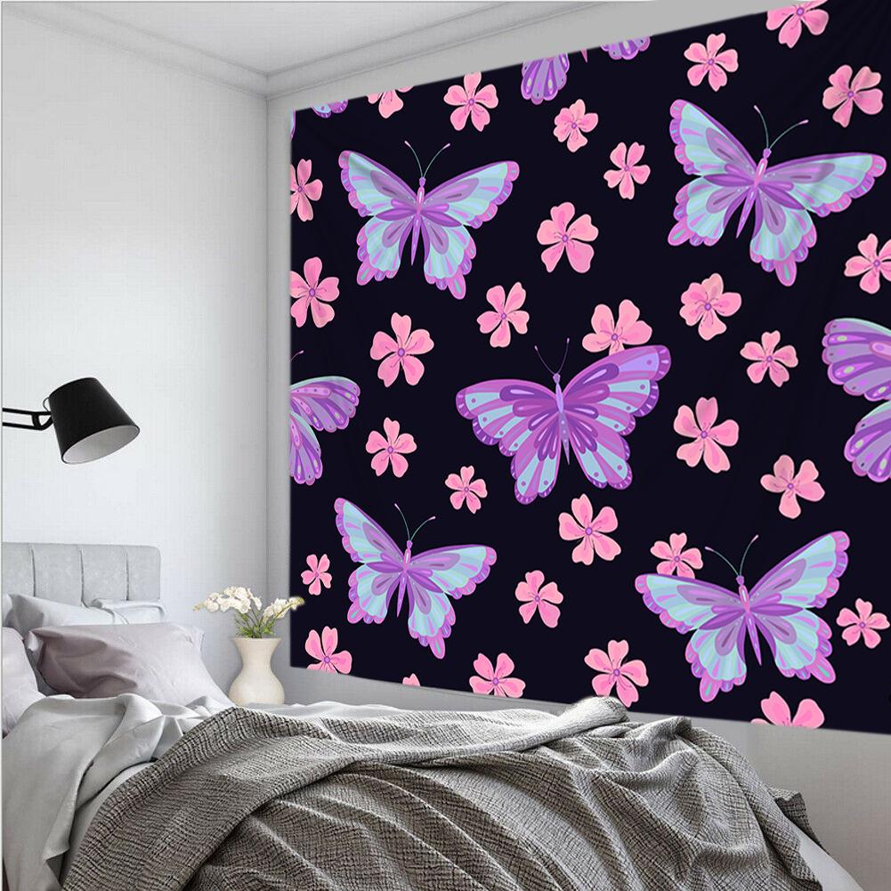 Butterfly tapestry Bohemian home and decoration tapestry decoration bedroom girl wall decoration tapestry