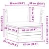 Garden Sofa Corner Set Solid Wood Acacia Brown
