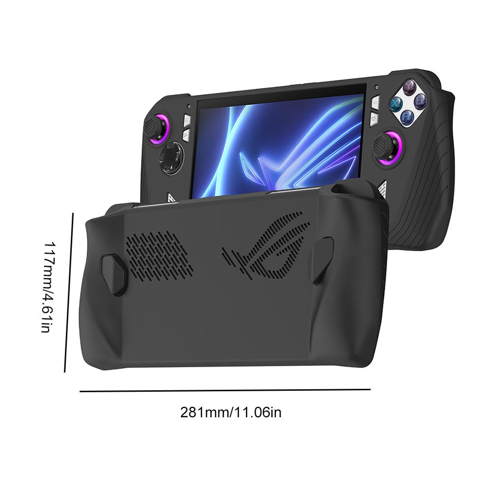 Protective Cover Soft Silicone Protective Case Anti-Scratch Protector Sleeve Dustproof Game Accessories for ASUS ROG Ally