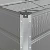 Planter Light Grey 385 X 100 X 45 Cm Galvanized Steel
