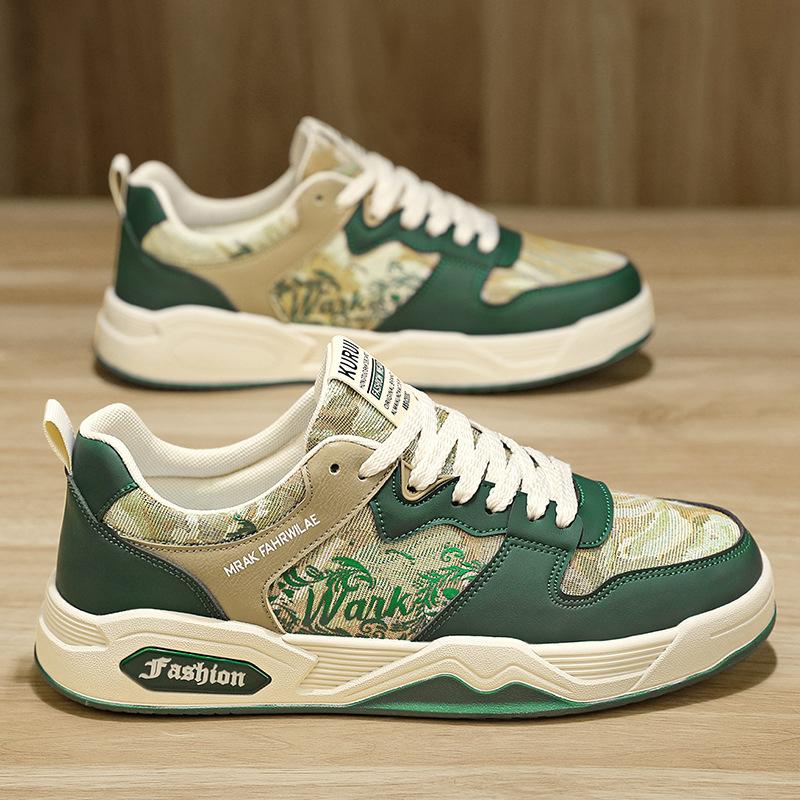 Men'S Shoes Breathable Trend Sports And Leisure Board Shoes Light Soft Sole Driving Dual-Purpose Trendy Shoes