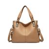 Duża Torba Hobo na Ramię Duża Miękka PU Komuterowa Khaki [NICOLE & DORIS] Torebka Damska, (A4), Wodoodporny, Torba, Dwukomorowy, Torba/Listonoszka