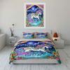Dreamy prancing unicorn. Bedding sets Duvet covers Pillowcases(1* Duvet Cover 2* Pillowcases without duvet insert)