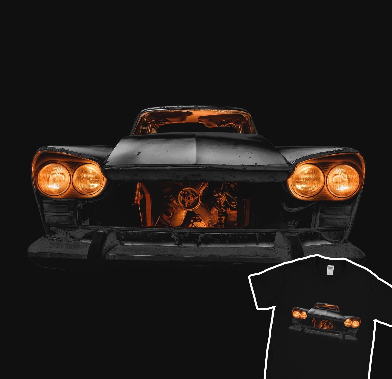 Christine 1983 Classic Car Famous Horror Movie Automobile T-Shirt 100% Cotton Unisex T-Shirt S