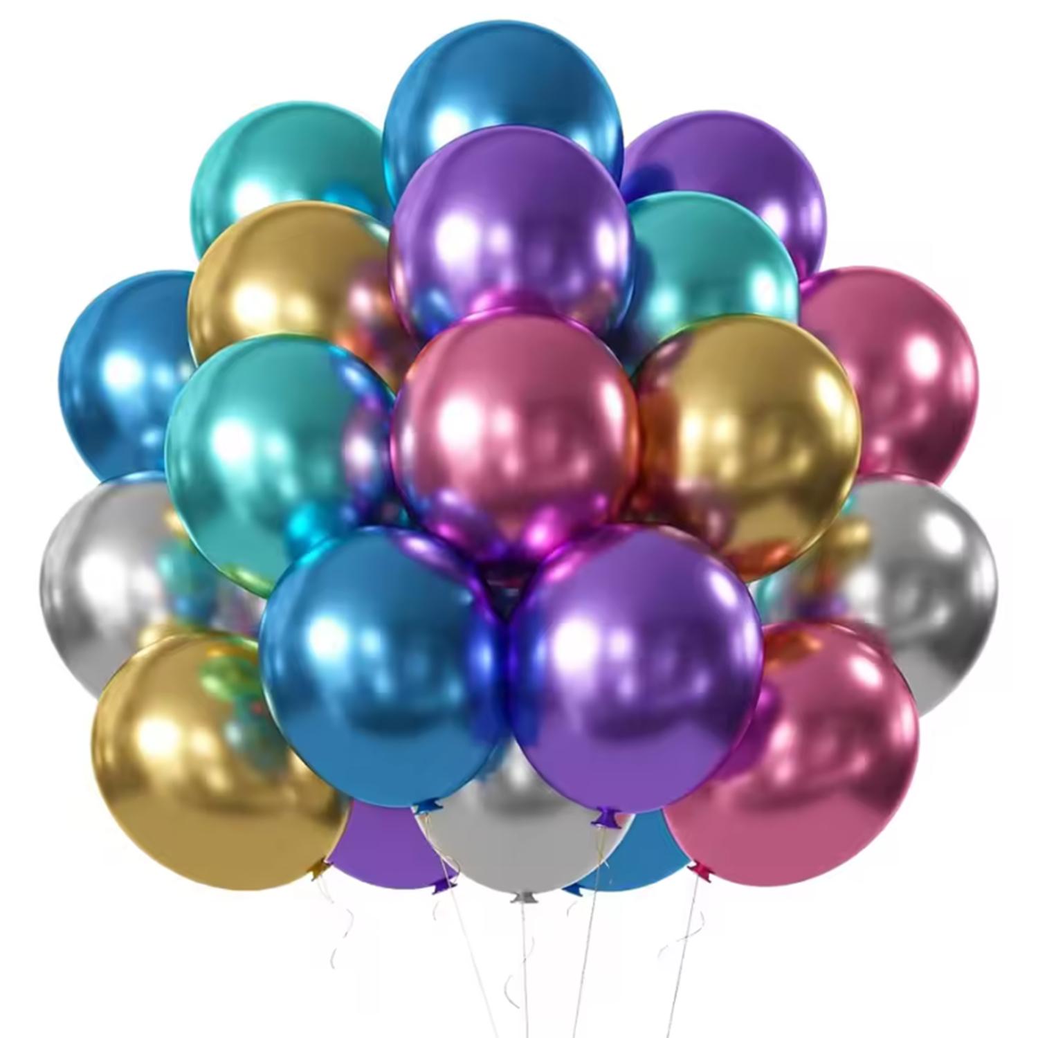 

5/10inch 20/40pcs Metallic balloon set, birthdays, themed parties, pre wedding parties, graduation ceremony decoration balloons 20pcs&5inch