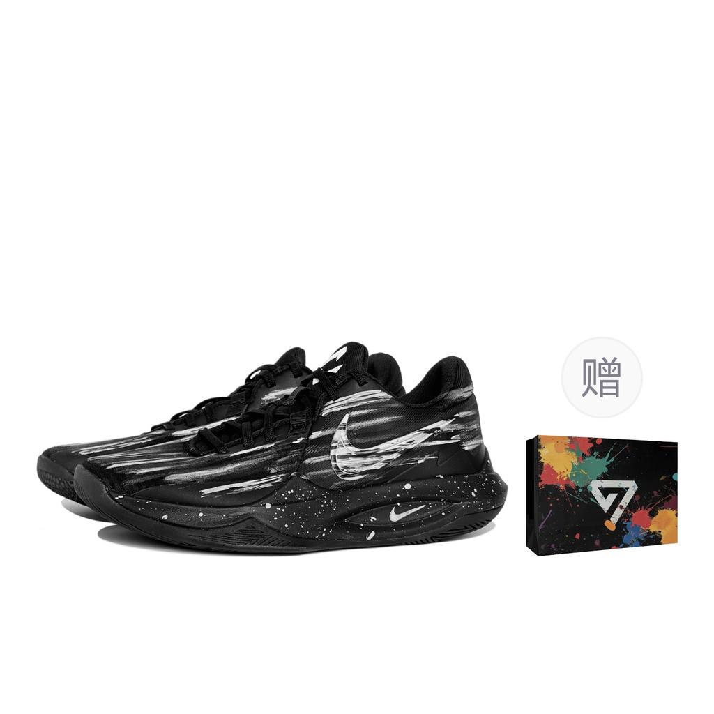 Nike Precision 6 Flowing Light Phantom, Ink Splatter, Ji7 Huo Creation Low top Basketball Shoes Men's IO7605-040(Team610-SBOX)