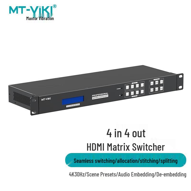 

4K HDMI 4x4 Seamless Matrix Switcher
