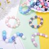 WTEMPO Silicone Beads for Keychain Making Kit Silicone Beads Bulk DIY Necklace Bracelet Jewelry Pendent Crafts Making Supplies Holiday Special Gifts