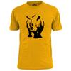 Mens Rhinoceros Stencil T Shirt Rhino Wildlife
