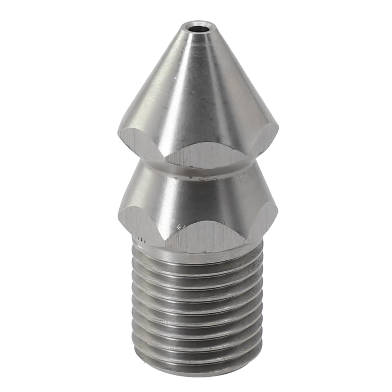 

Pipe Silver Pressure Washer Nozzle 1/4\ \ Pressure Washer Cleaning Spray 4 Jet Jetter hot sale stylish useful fashion