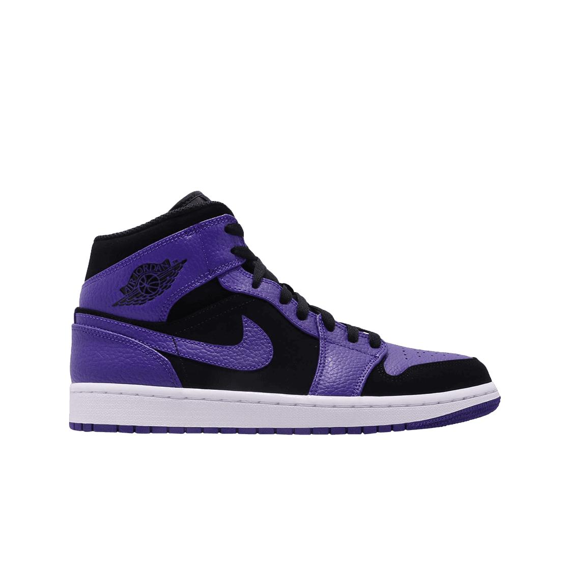 

Jordan 1 Mid Black Dark Concord 265