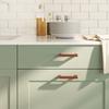 VidaXL Cabinet Handles 20 Pcs, Door Handles with Screws, Drawer Handles for Cupboards Buffets Lockers Crates, 3203660