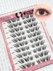 Milk Tea Planet glue-free false eyelashes, light female group, distinct roots, natural simulation, novice false eyelashes