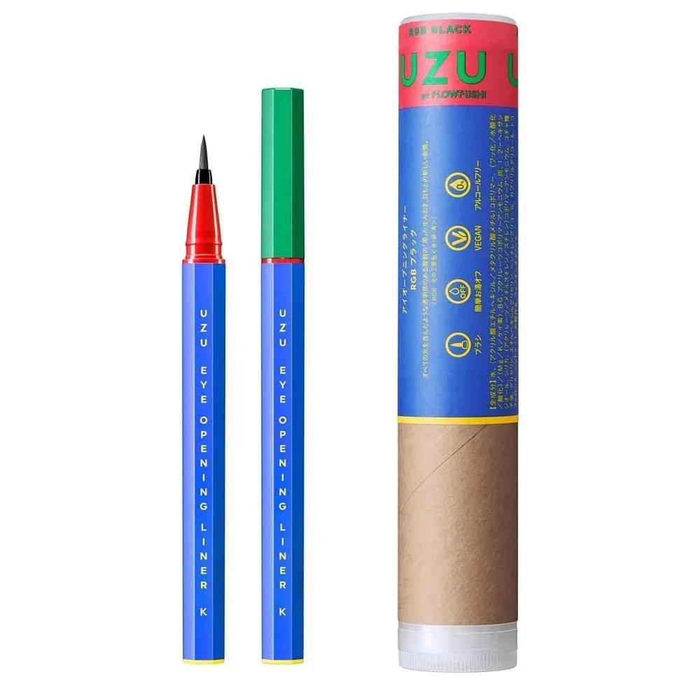 UZU Eye Opening Liner 1 Pack Sheer Black UZU Eye Opening Liner [RGB Black (Sheer Black)] Liquid Eyeliner