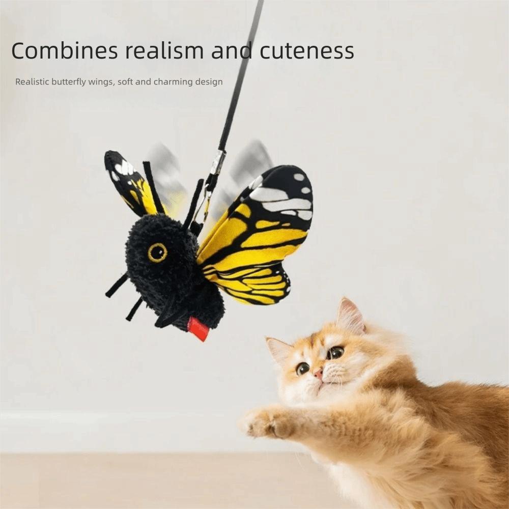 Wiederaufladbares Automatisches Katzen-Katzenspielzeug Hängende Elastische Schnur Katzen-Spielzeug Wohnzimmer