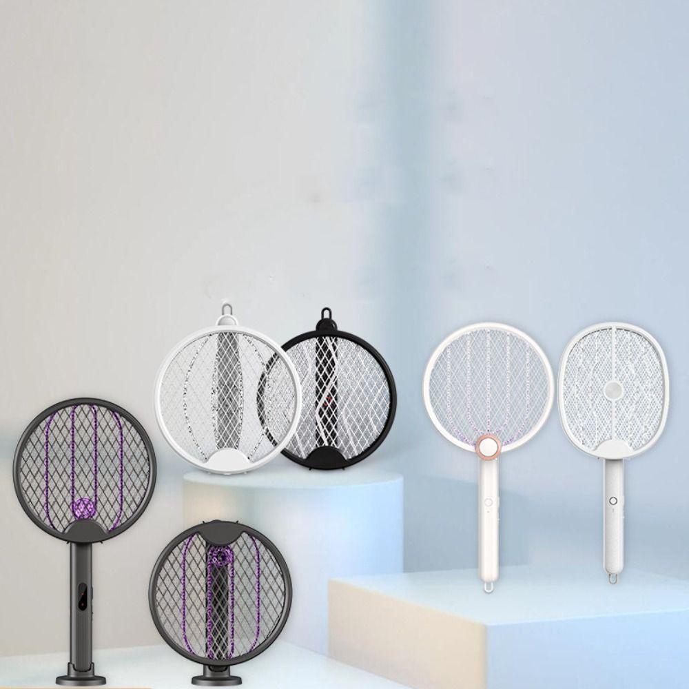 UV Light Mosquito Killer Lamp Foldable Physical Mosquito Trap Racket Fly Bug Zapper  Household