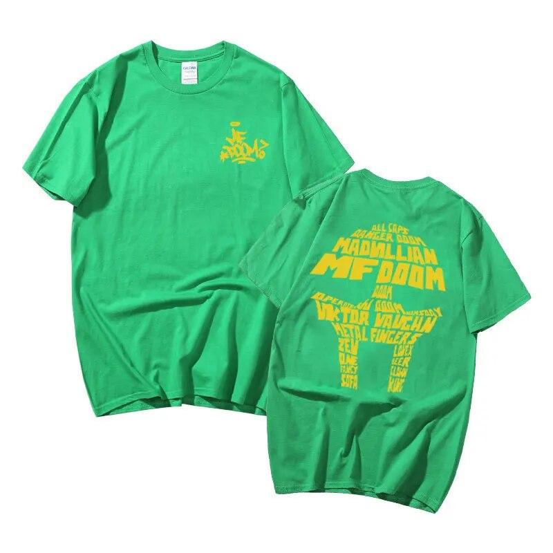 Limited Rapper MF Doom Madvillain Metal Face MF Mask T Shirt Male Unisexga Loose Streetwear Unisex Women Vintage Oversized T-shirts