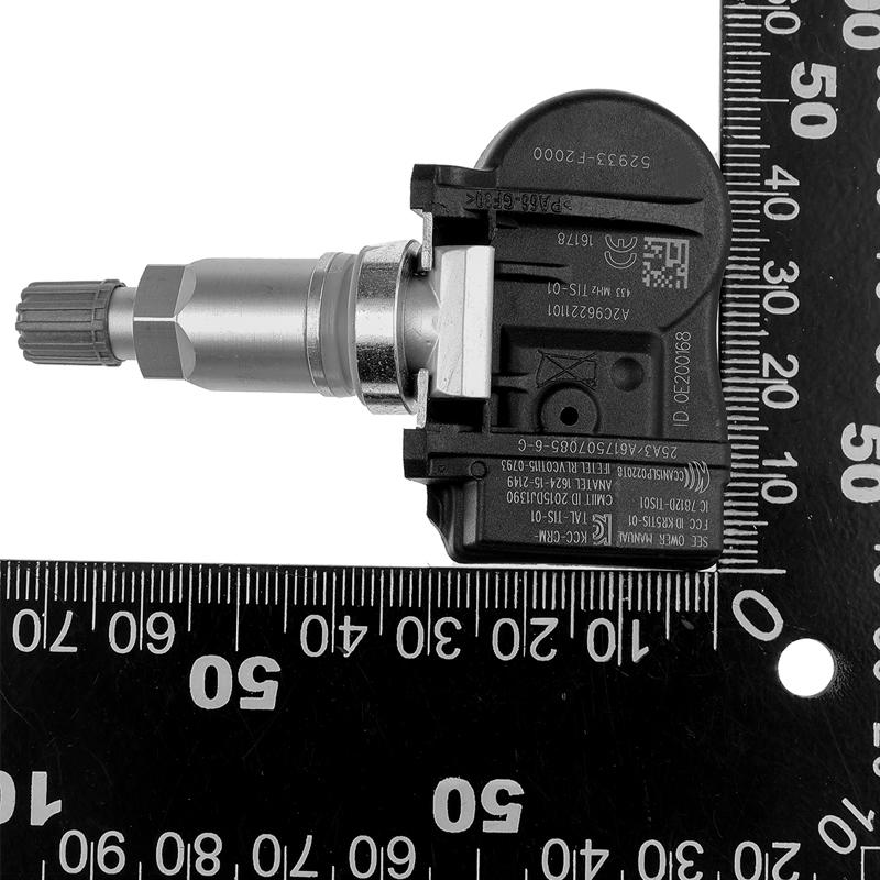 433Mhz TPMS Senzor tlaku v pneumatikách 52933-F2000 52933F2000 Pro HYUNDAI 2017~2019 AVANTE KONA ELECTRIC ELANTRA AD I30 N KAUAI ENCINO