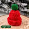 Handmade Red Wool Christmas Hat & Scarf Baking Decoration DIY Accessory