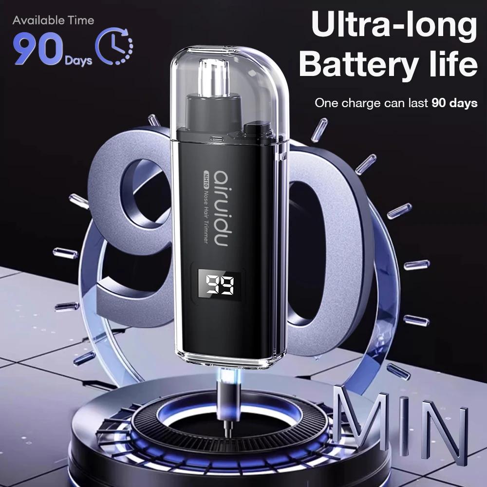 Men's USB Charging Portable Electric Nose And Ear Hair Trimmer Mini Compact Quick Charge Design for Personal Grooming & Travel