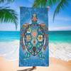 Nouvelle Serviette de Plage Bohème Séchage Rapide Serviette de Bain Douce pour Chaise de Plage Transat Bord de Piscine