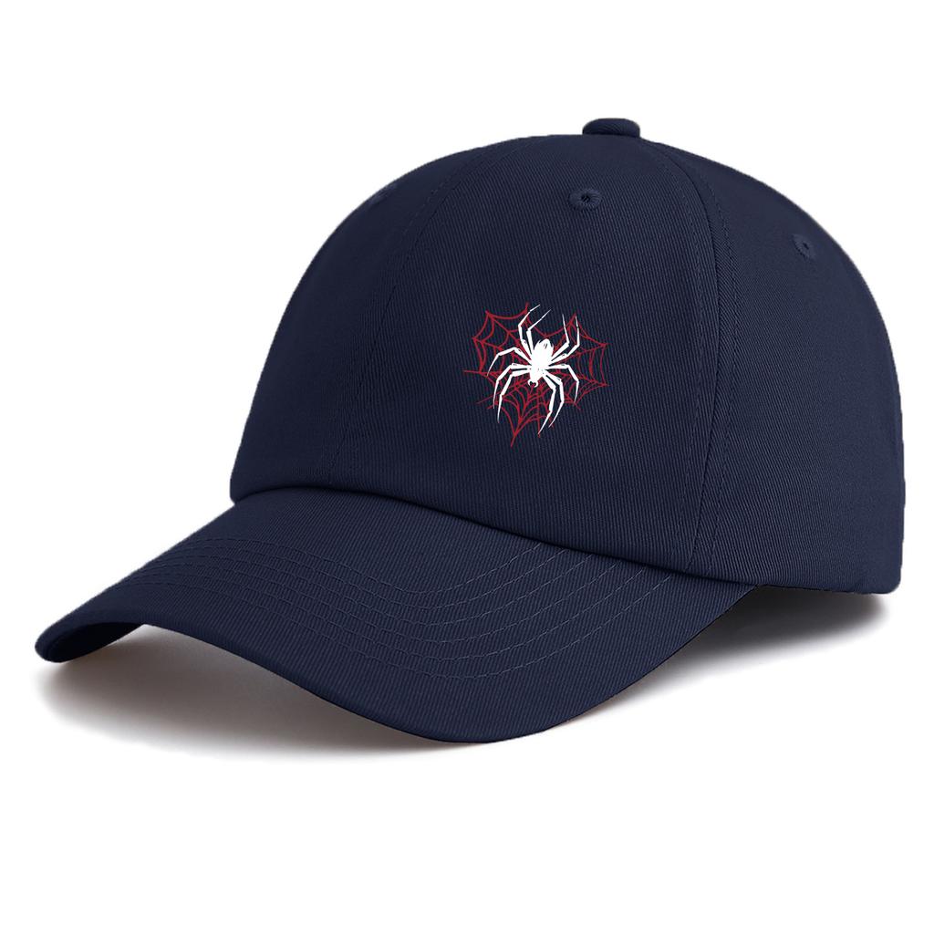 1pc Spider Print Baseball Cap for Adults,Minimalist Retro Style Casual Soft Adjustable Dad Hat,Perfect for Daily Wear,outdoor