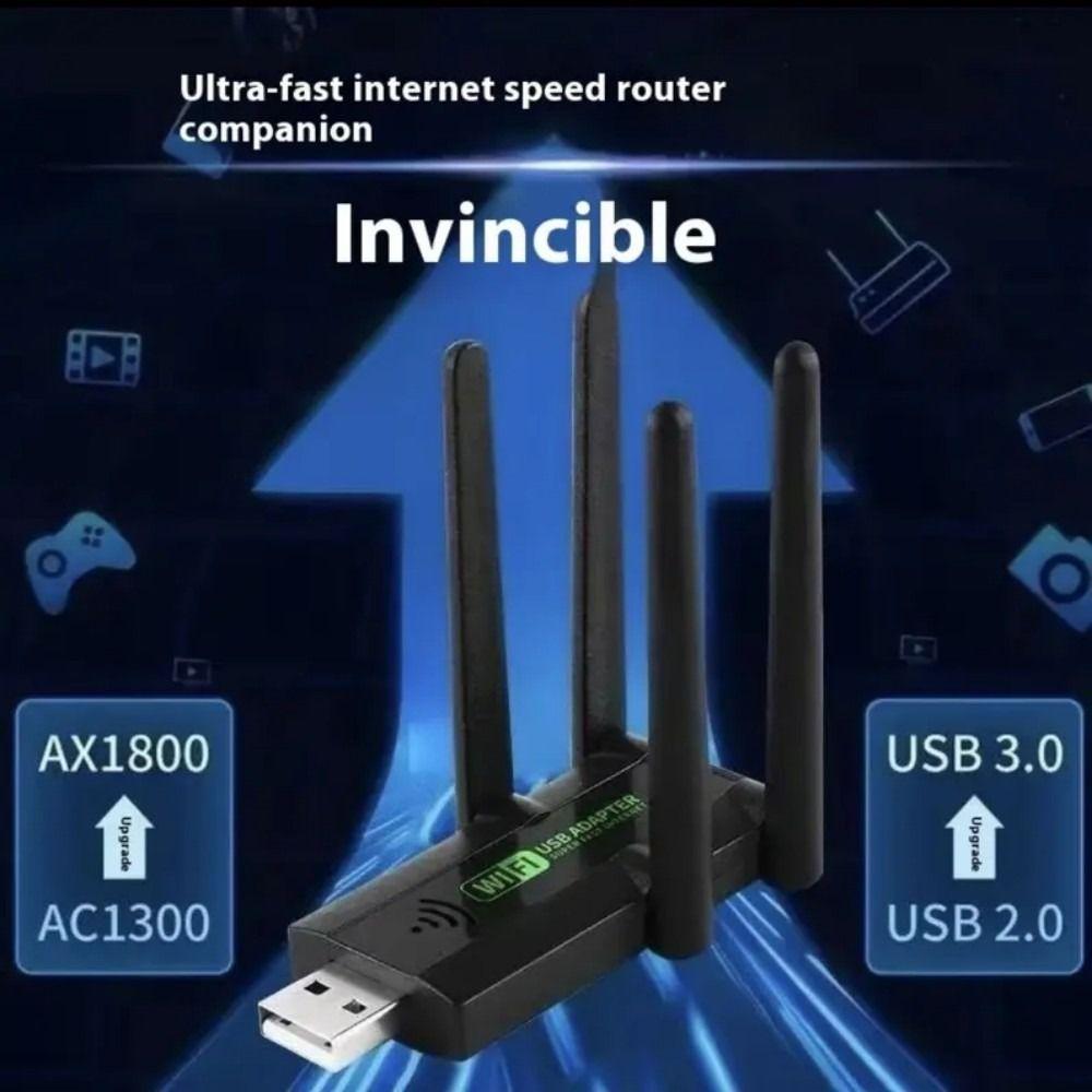 Dual Band WiFi USB Adapter USB3.0 Wireless Network Card Speed Boost  Home Use