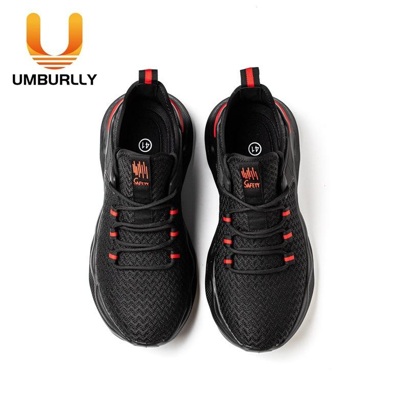 Labor Insurance Shoes Men, Smash-proof and Puncture-proof Work Shoes, Lightweight and Breathable Safety Shoes, Protective Shoes