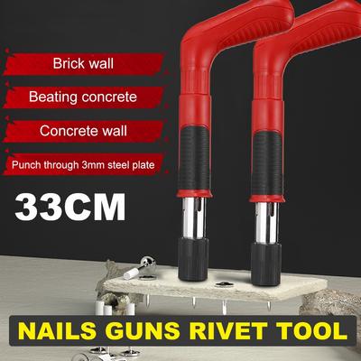 Steel Nails Guns Rivet Tool 4 Gears Adjust Power Tools For Wire Slotting Device Decoration Rivet Gun Labor-saving Tool