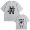 Tricouri Junior H Sad Boyz Unisex Harajuku cu Gât Rotund și Mânecă Scurtă Cadou pentru Fani Tricouri Casual pentru Bărbați Bumbac Top de Vară
