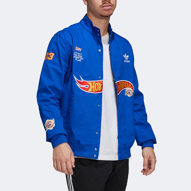Adidas X Sean Wotherspoon x Hot Wheels Rennjacke Blau/Powerblau Herren Streetwear HT6584