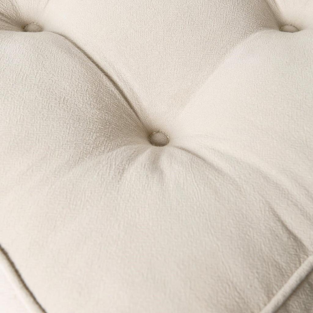 Baibu Home Zabuton Cushion Stylish Cotton Thick 7cm Chair Cushion 40cm Square Zabuton Cute Floor Cushion All Seasons 100%