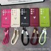 Personalized Signature Applies To Samsung S25Ultra Love S23ultra Lanyard S24 Anti-drop Note20 Protective Case
