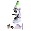 Microscope Kit Lab with Phone Holder Science Educational Toy Gift Refined Biological Microscope for