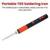 T65 Digital Electric USB Soldering Iron Kit Set Smart Adjustable Temperature Welding Repair Tool 180-500℃