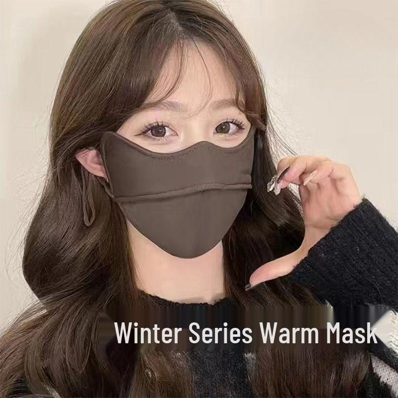 5D atmungsaktive Radsportmaske mit Augen- und Nasenschutz, winddicht & staubdicht für Damen und Herren - Herbst/Winter