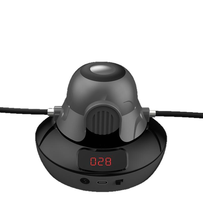 Smart Electric Jump Rope with 10-Level Adjustment & Remote Control Counting for Kids' Training