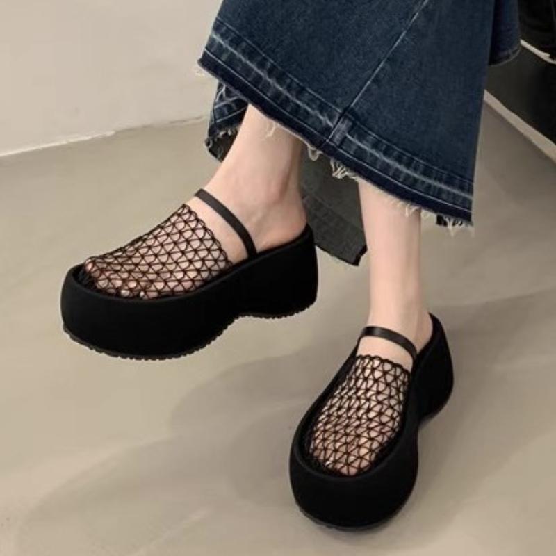 Sandali da Donna Marca Fondo Spesso Morbido Tomaia Intrecciata Pantofole Traspiranti Estivi Passeggiata Spiaggia Sandali Casual con Vestito Sandalias