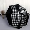 1pc Paw Print Love Automatic Folding Umbrella - Portable Collapsible Design, 8-Rib Iron Frame, Durable Fabric yy251125107