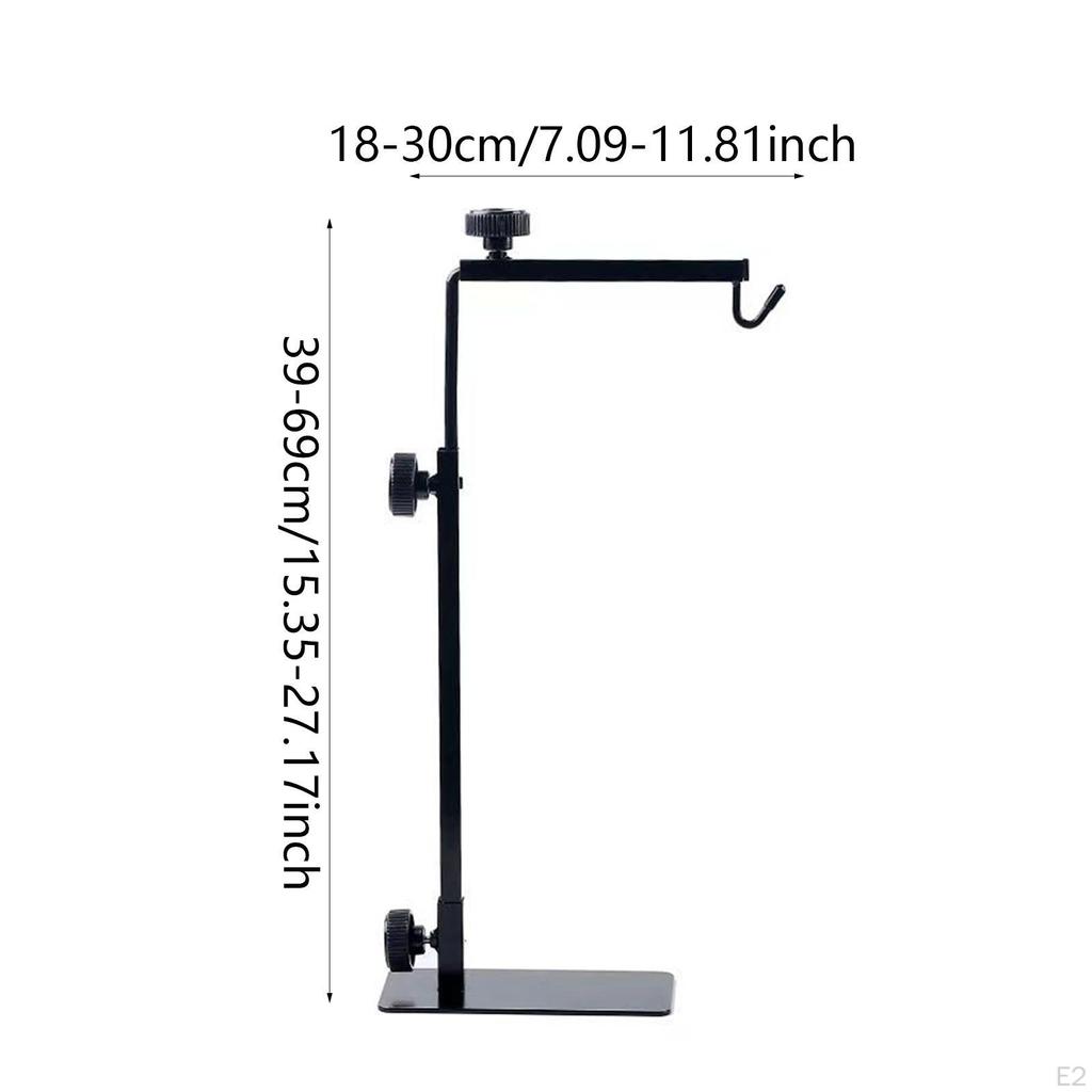 Nastavitelný držák lampy pro plazy, přenosné podpůrné ještěrky a gekony