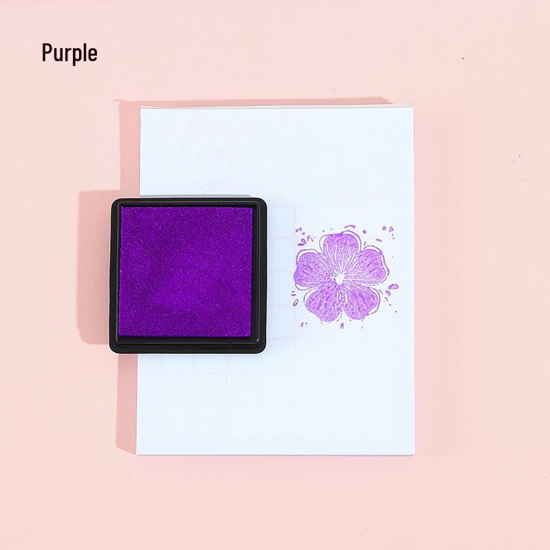 20-Color Children's Educational Finger Paint Ink Pad, 4x4cm, for DIY Stamping and Painting Activities