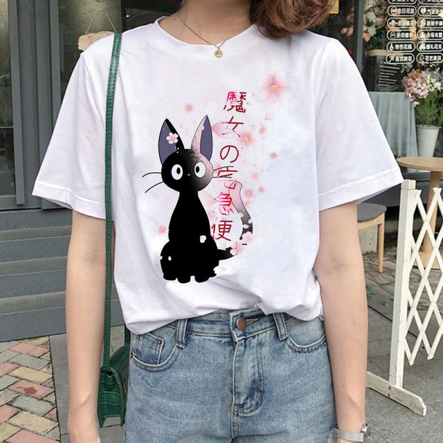 Totoro Spirit Away Tričko Studio Ghibli Femme Japonské Cartoon Anime Dámské Tričko Tričko Miyazaki Hayao Oblečení Žena Kawaii