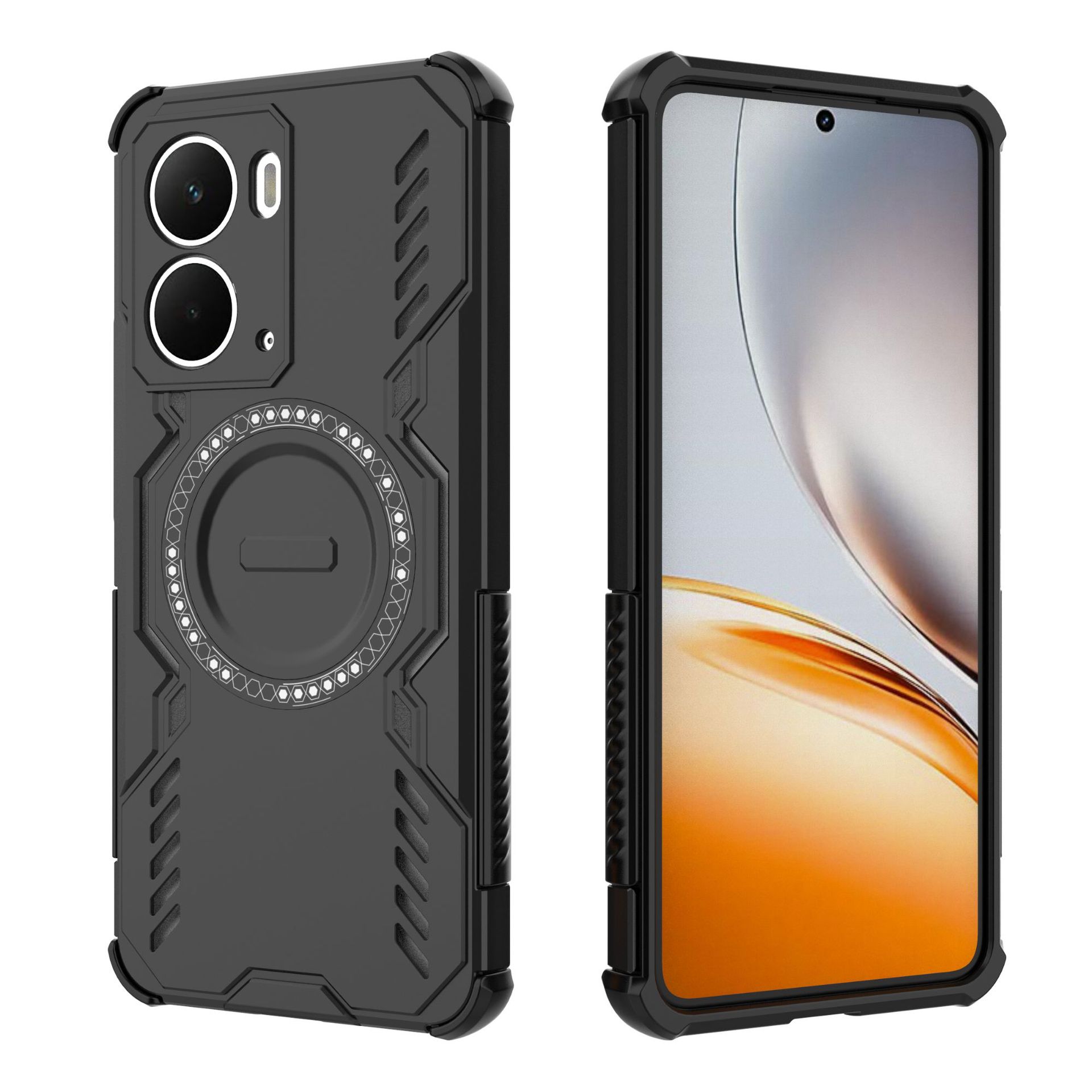 

Oppo Realme Neo 7X/Realme P3 MagSafe Case,Magnetic Drop-Proof Phone Case Cover for Oppo Realme Neo 7X/Realme P3 Oppo Realme Neo 7X/Realme чёрный