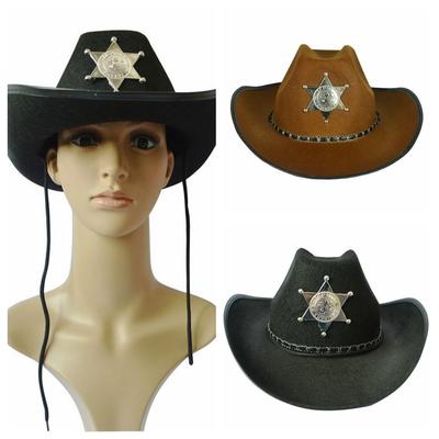 Star Western Cowboy Hat Visor Men Bucket Hat Cool Summer Sun Hat  Climbing